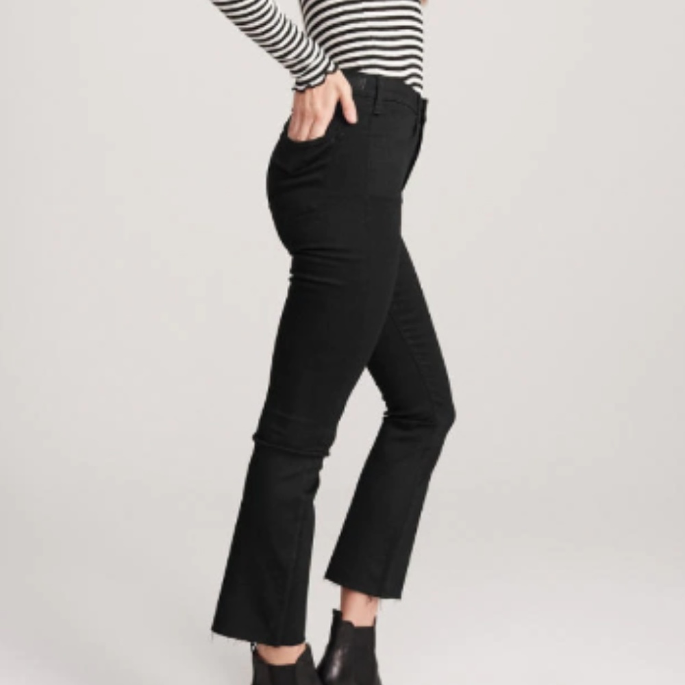 Abercrombie and Fitch High Rise Ankle Flare Jeans